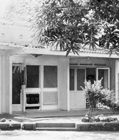 Casa de Amílcar Cabral em Conacri, atacada no decurso da "operação Mar Verde", organizada pelas forças coloniais portuguesas, 22 de novembro de 1970