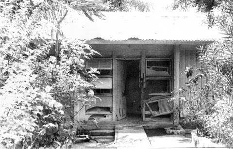 Aspeto da destruição causada pelo ataque da tropa portuguesa contra as instalações do Secretariado-Geral do PAIGC em Conacri, 22-11-1970