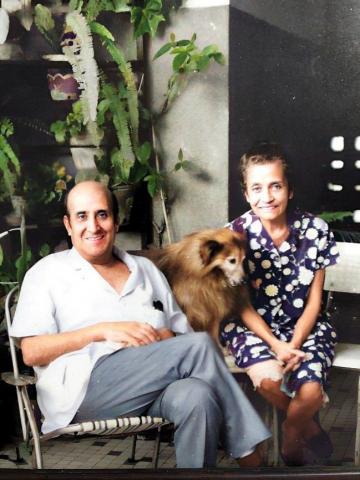 Fernando Carvalho da Cruz e sua mulher, Alda Benedita Duque Levy, em Moçambique